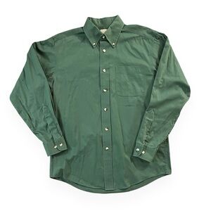 L. L. Bean Spruce Green Button Up
